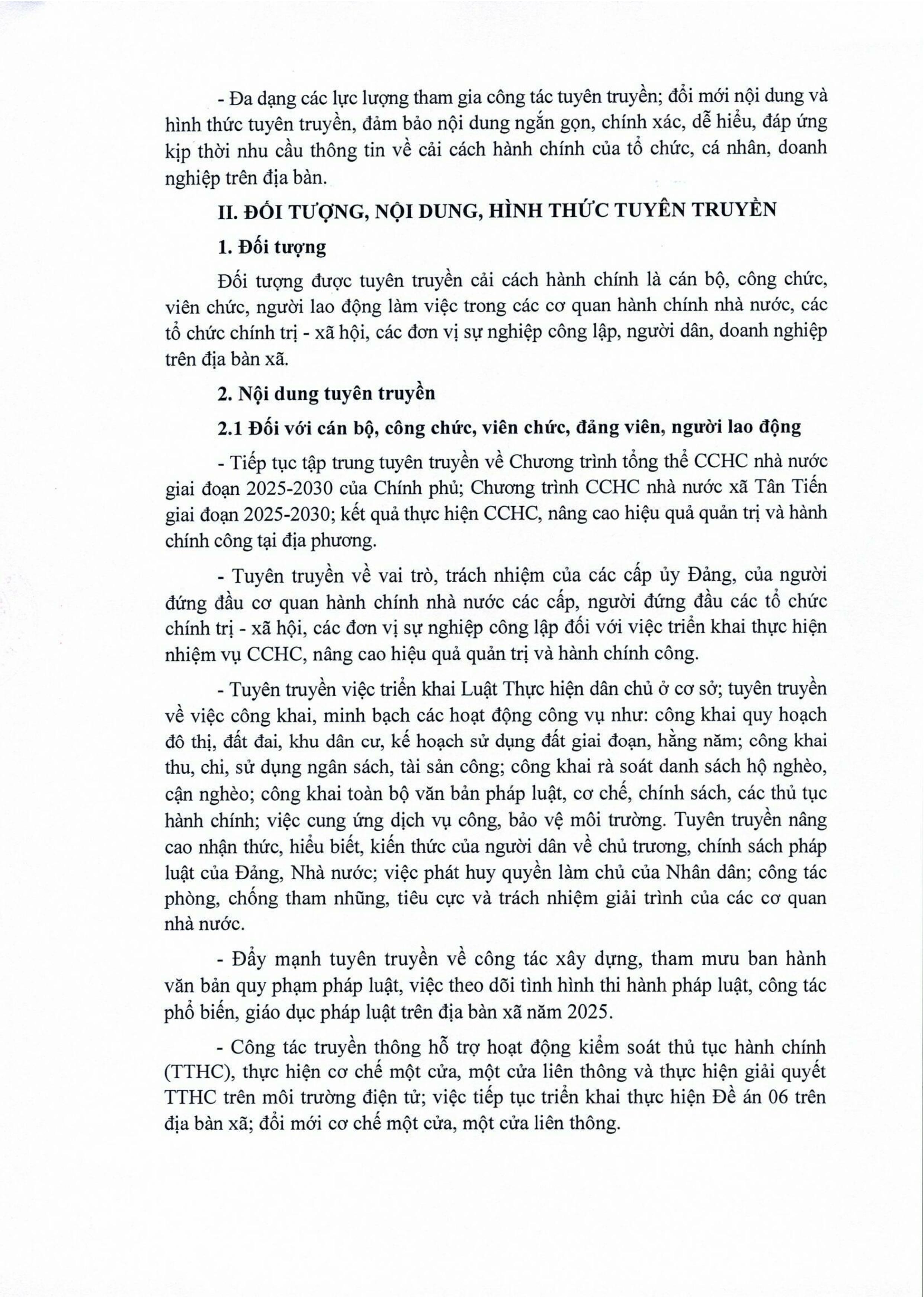 Ke hoach tuyen truyen cai cach hanh chinh xa Tan Tien nam 2025_0001 (1)-hình ảnh-1
